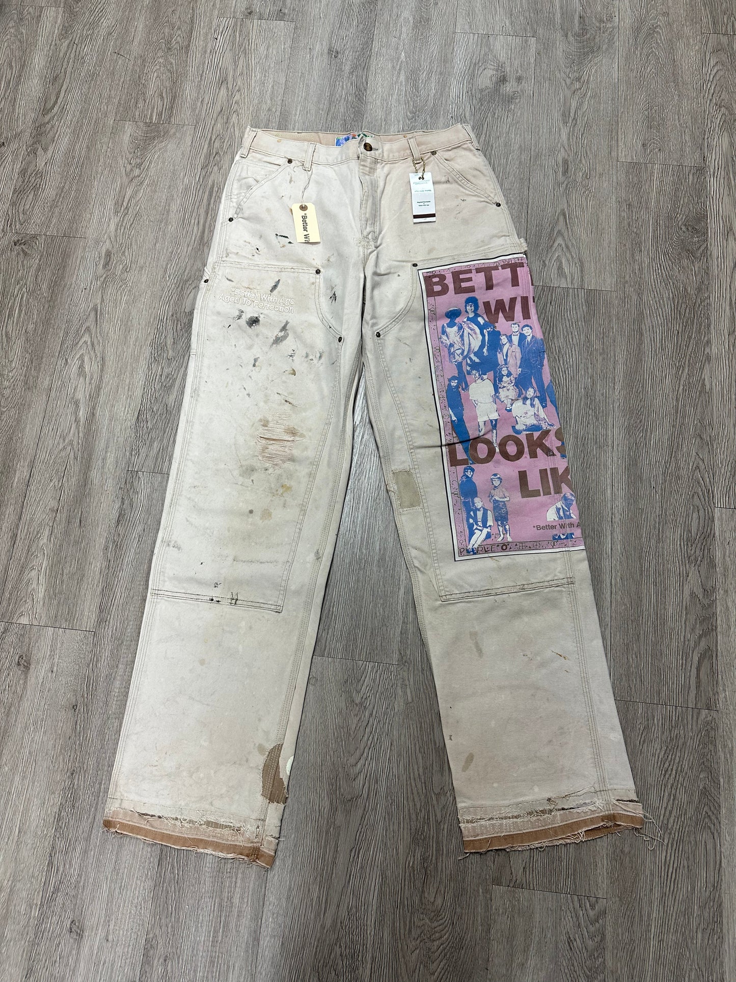 Better with Age "Looks Like You" Cream Jeans