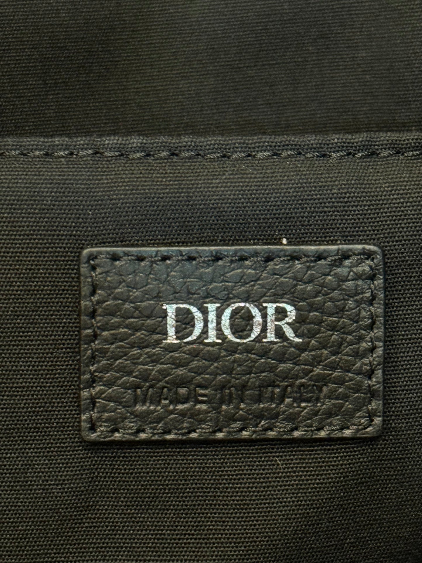 Dior Monogram Backpack Black Like New OS