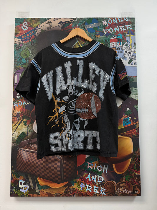 Vale Classic Bling Football Tee