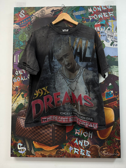 Vale 199X Tupac Black Tee