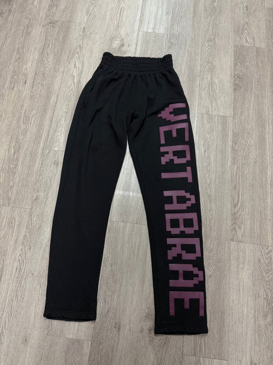 Vertabrae Black Purple Sweats