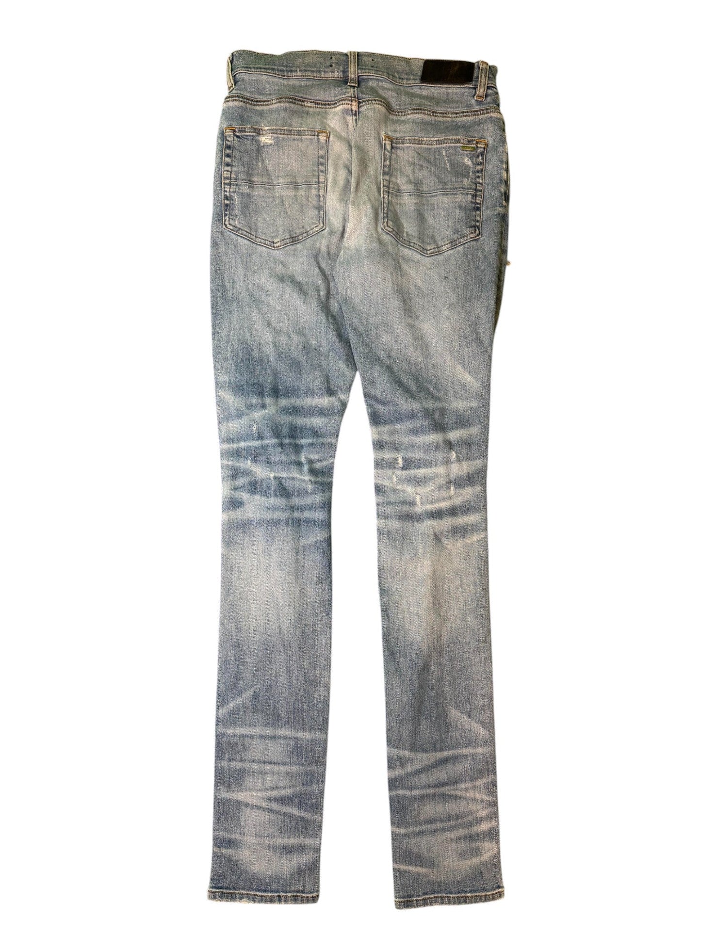 Amiri Thrasher Multi Color Light Wash Jeans