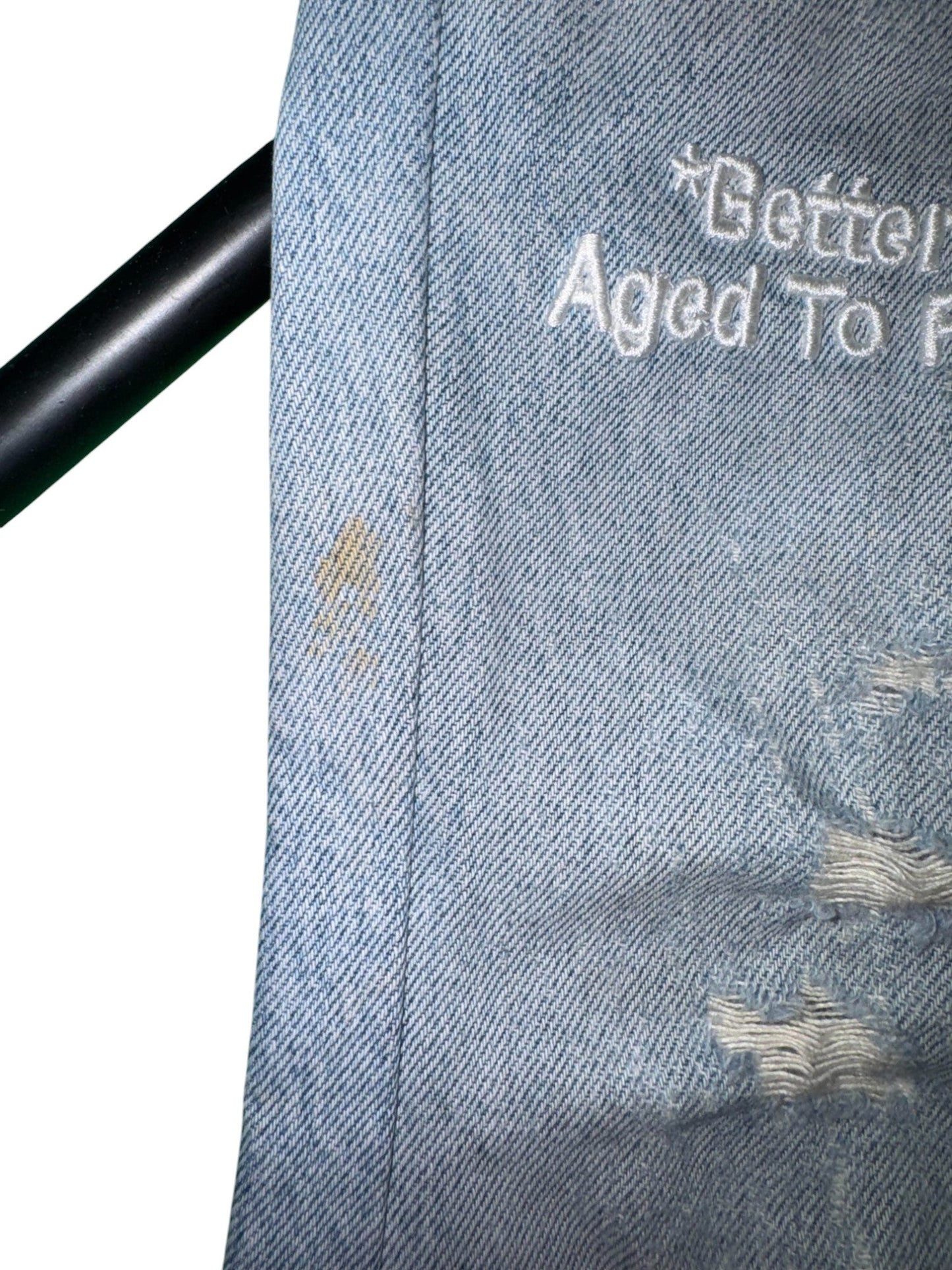 Better With Age Music To Your Eyes Blue Denim Jeans