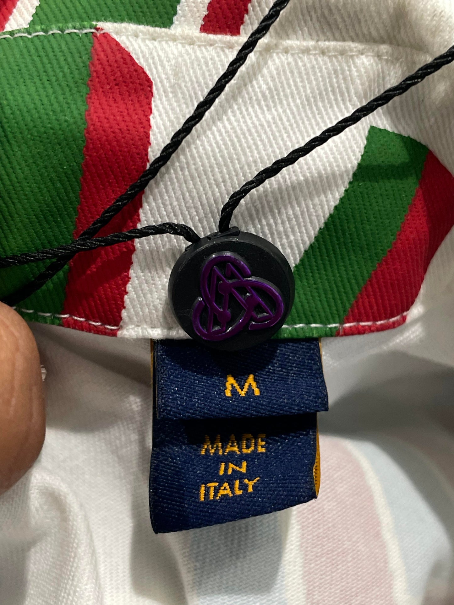 LV NBA Multi Color Button Up White Shirt