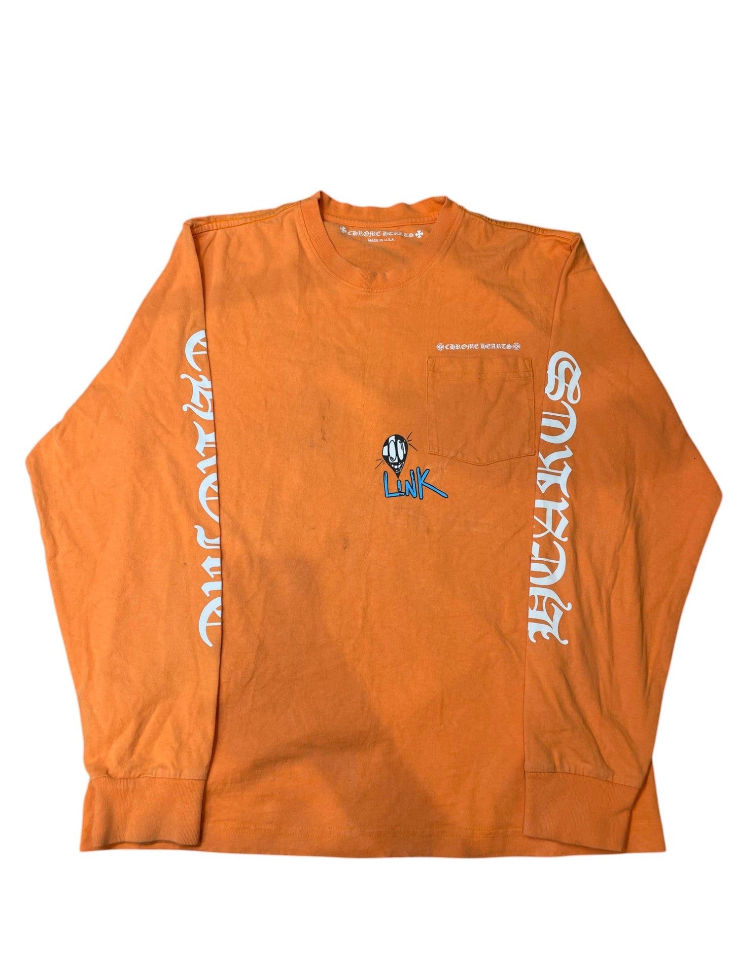 Chrome Hearts Matty Boy Link LS Orange Tee