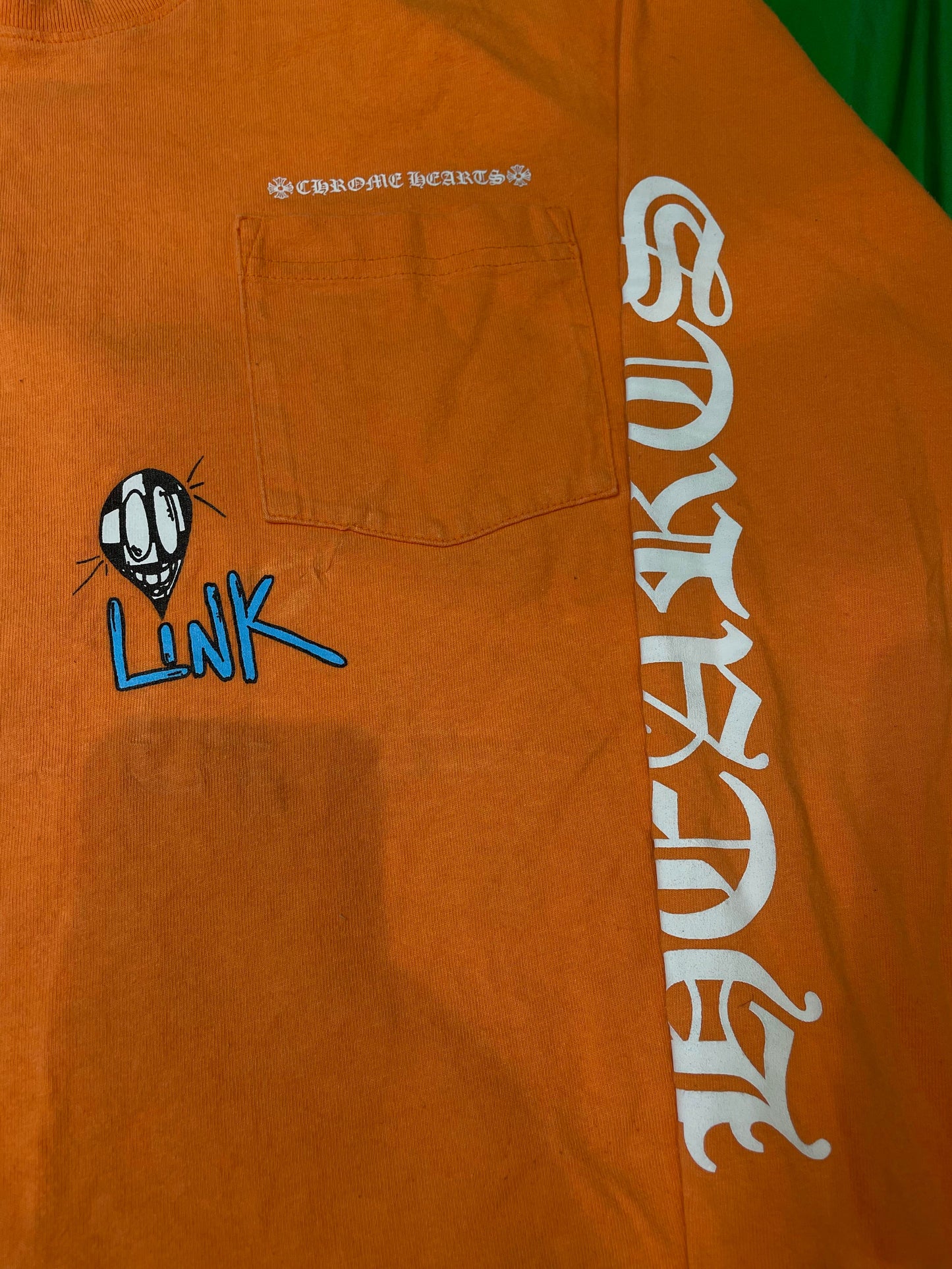 Chrome Hearts Matty Boy Link LS Orange Tee