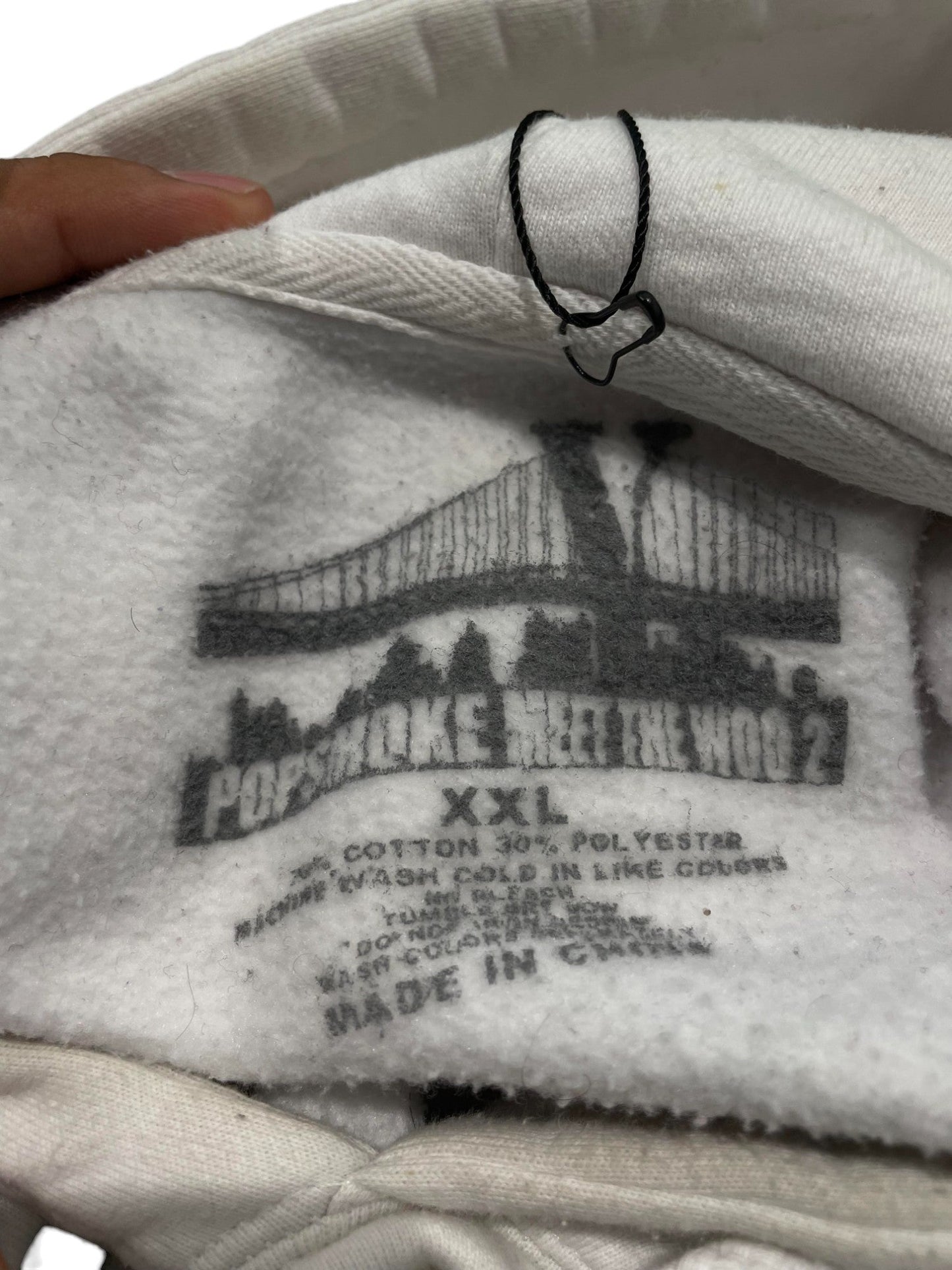 Vlone Hawk Em White Hoodie