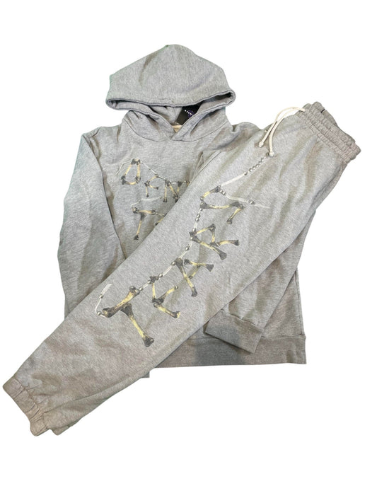 Denim Tears Chicken Bones Grey Sweatsuit