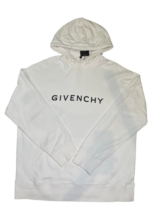 Givenchy Black Logo White Hoodie