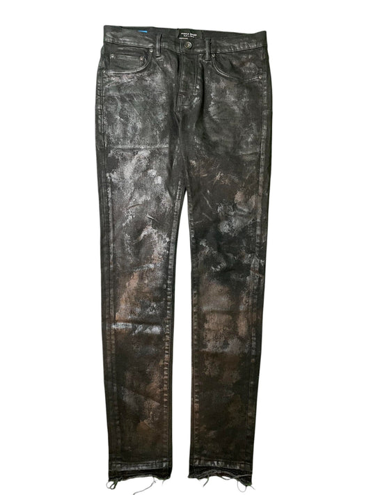 Purple Jeans Black Wax
