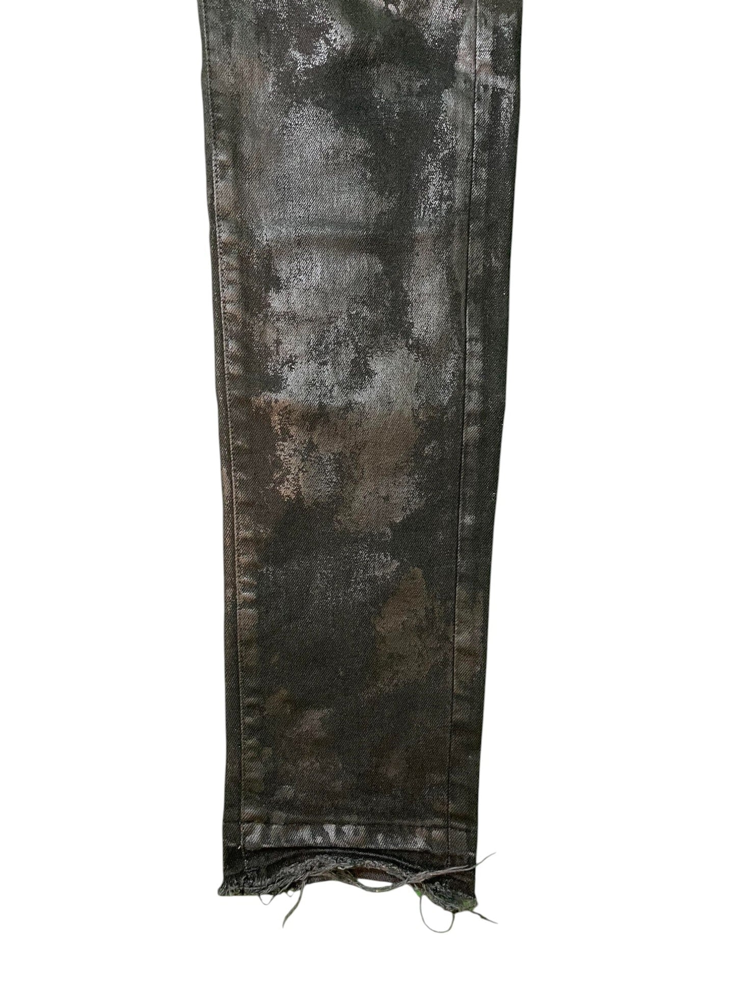 Purple Jeans Black Wax