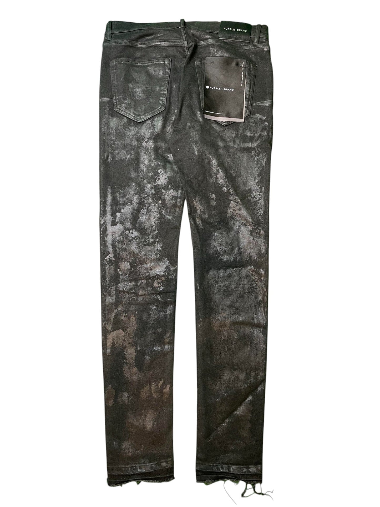 Purple Jeans Black Wax