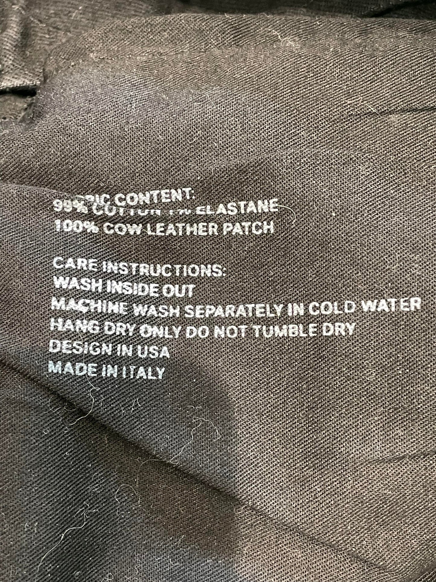 Purple Jeans Black Wax