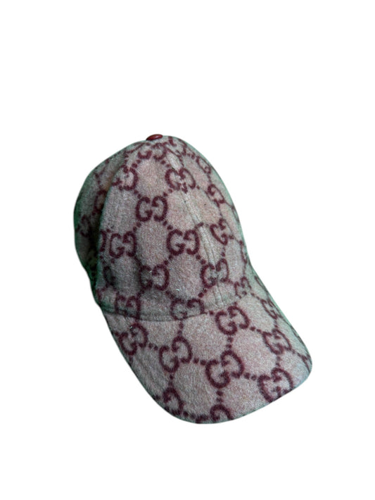 Gucci Felt Monogram Pink Hat
