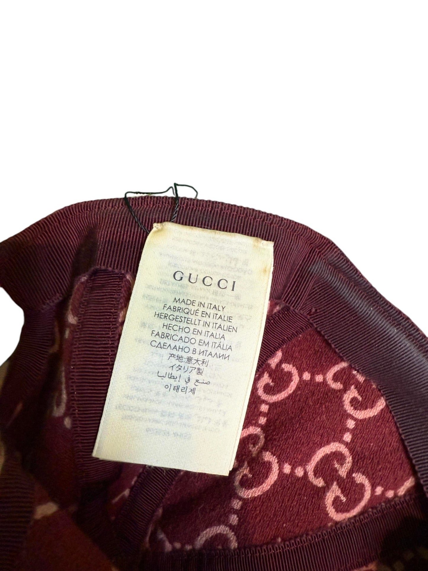 Gucci Felt Monogram Pink Hat