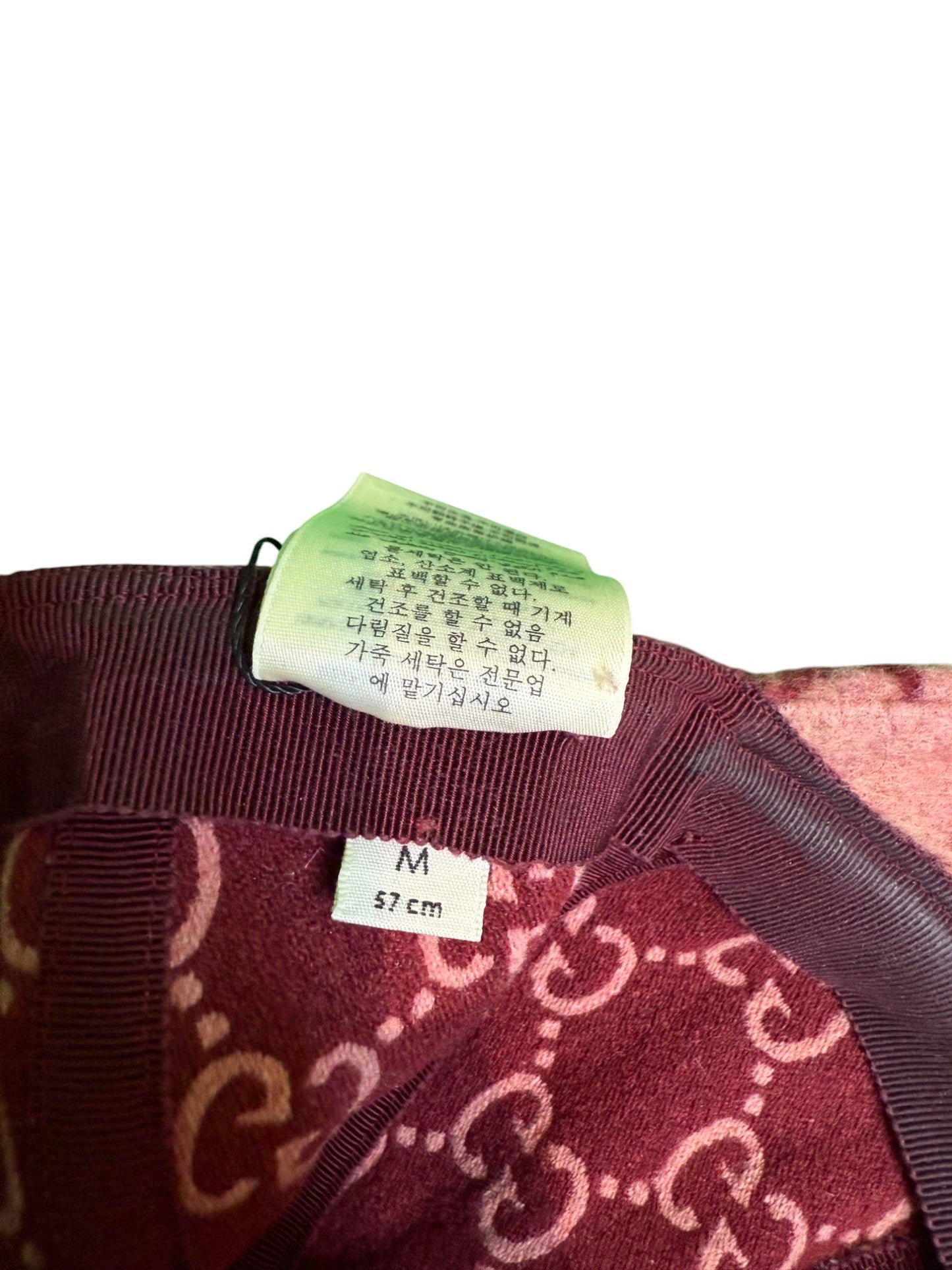 Gucci Felt Monogram Pink Hat