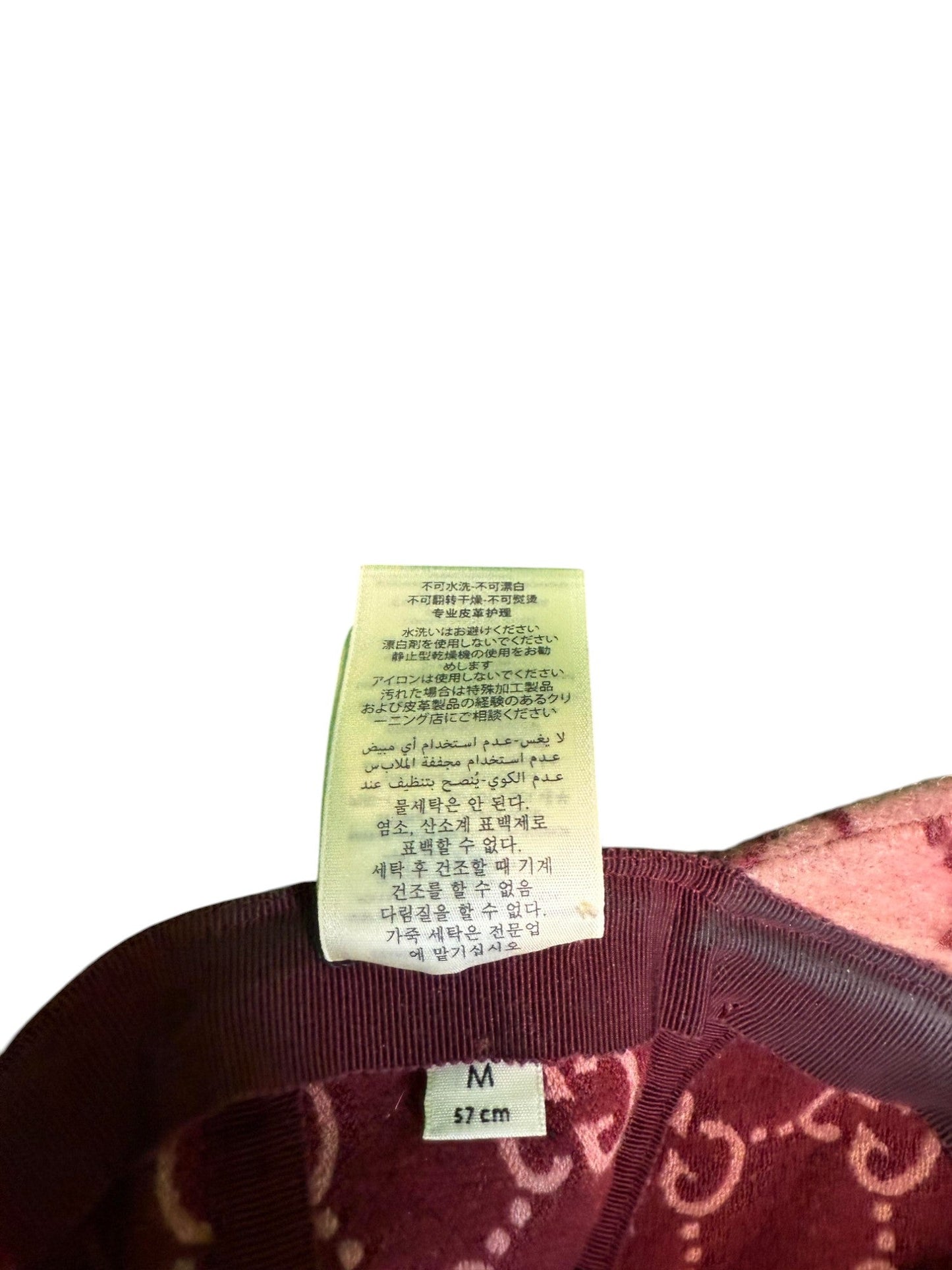 Gucci Felt Monogram Pink Hat
