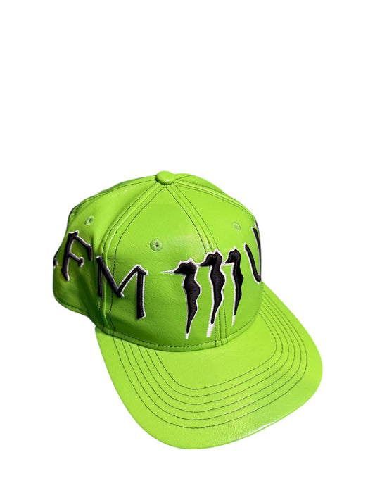 Murder FM Fitted Slime Green Cap