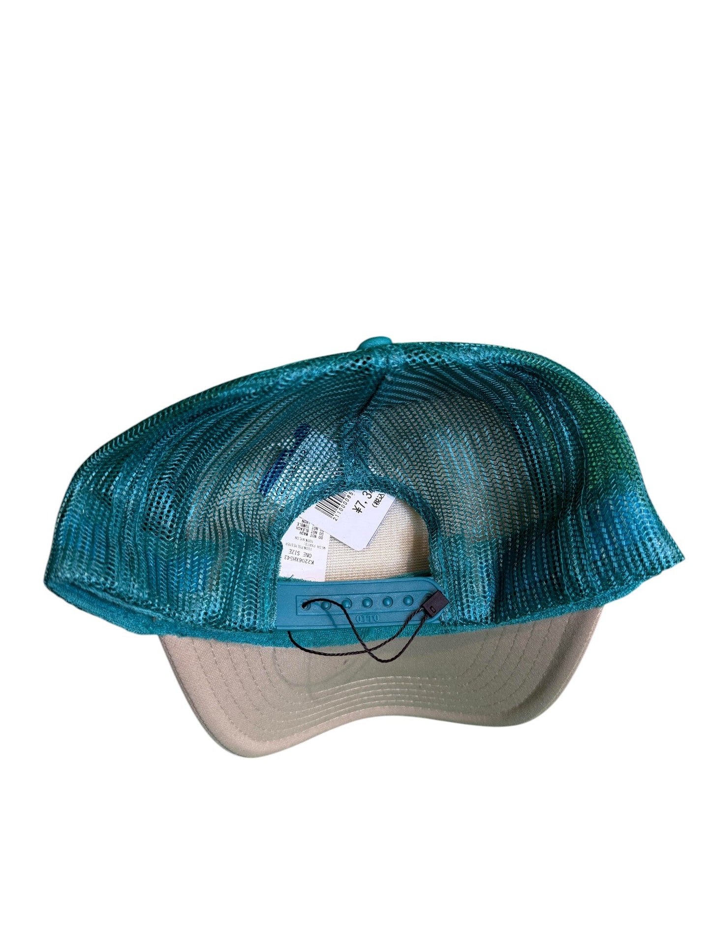 Kapital Trucker Teal Tan Hat