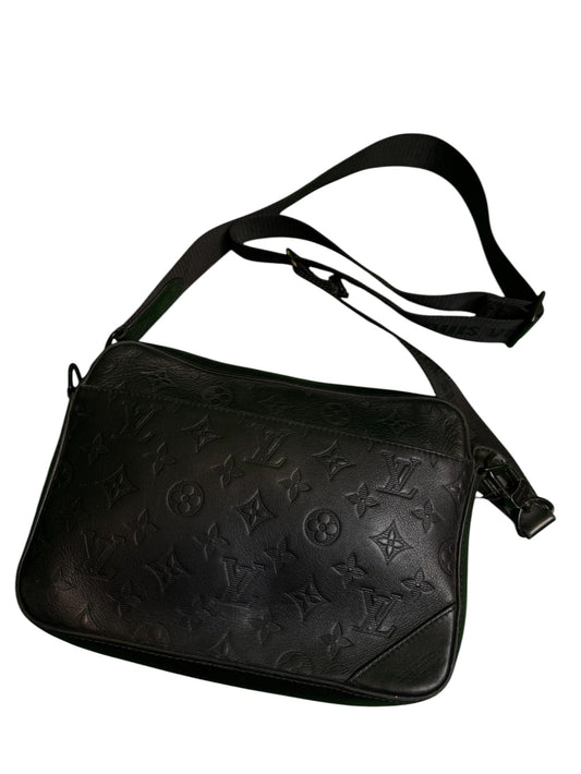 LV Side Black Bag