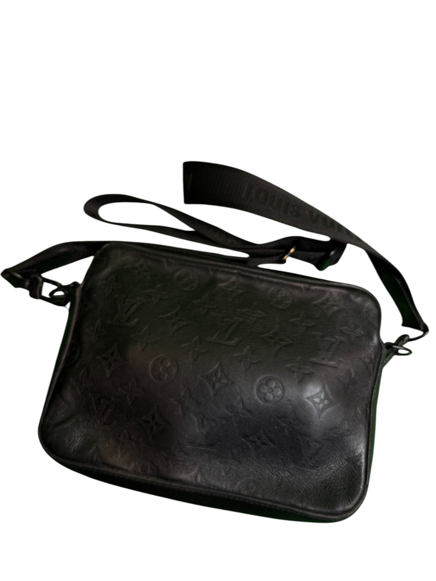 LV Side Black Bag