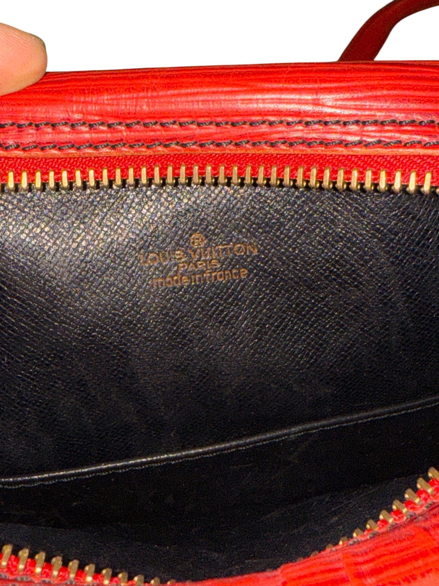 LV Epi Danube Red Bag