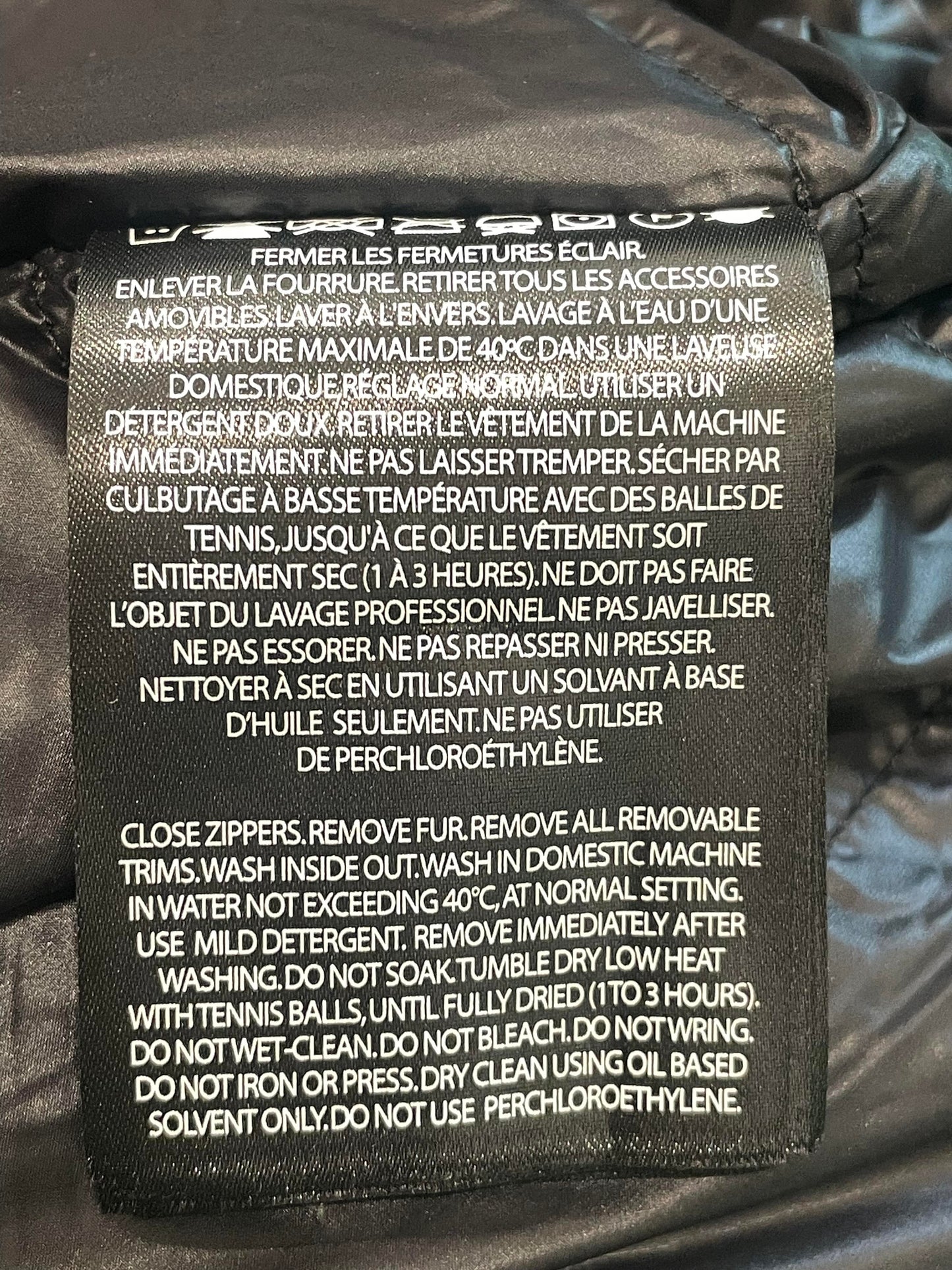 Mackage Black Puffer Coat
