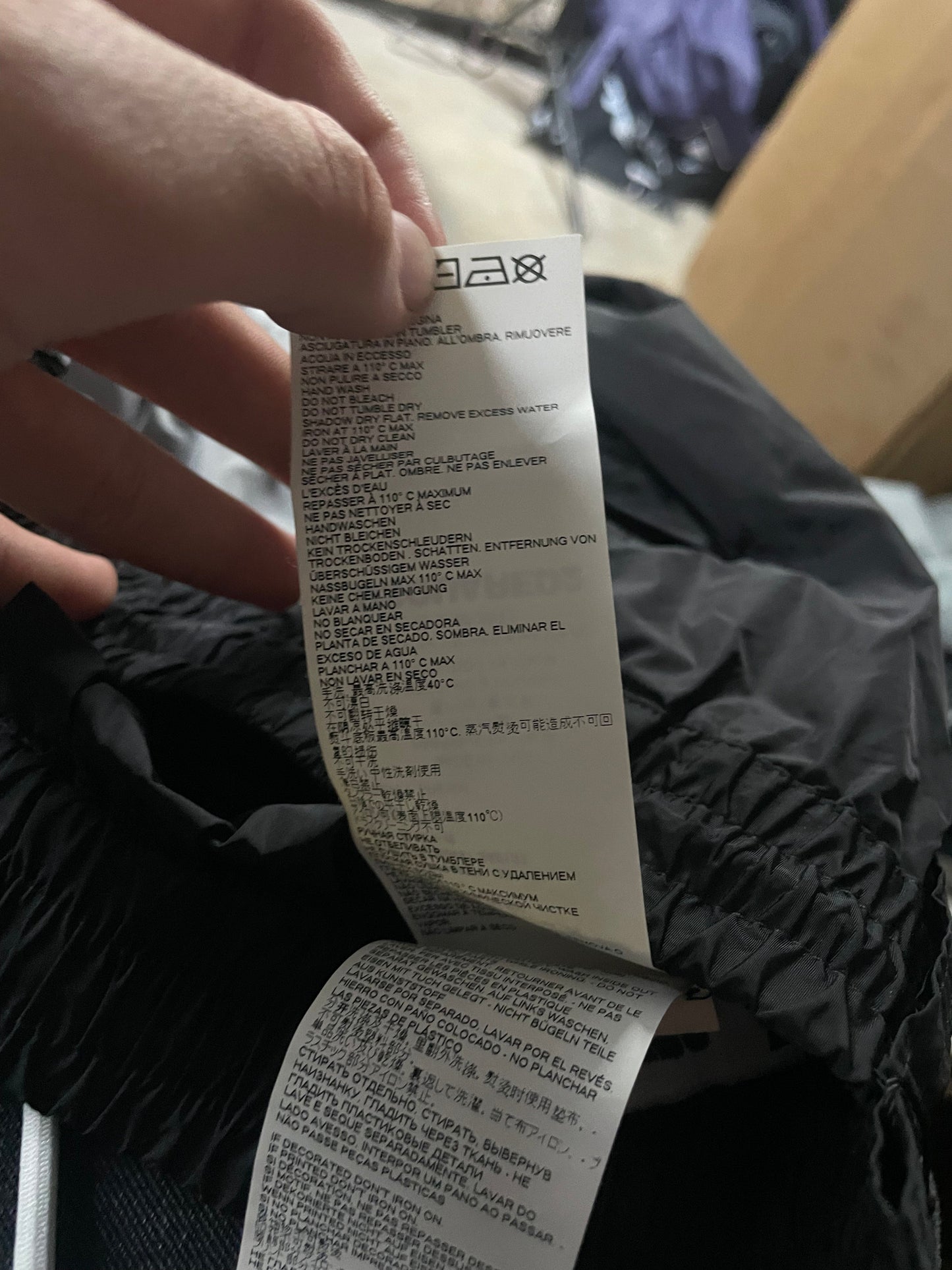 Dsquared2 Track Pants Black Yellow Blue Used 50 (Medium)