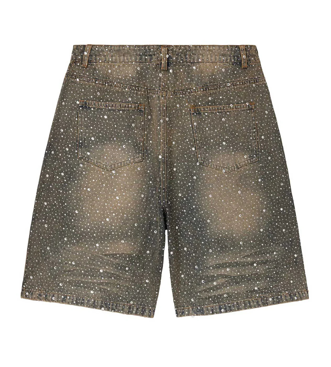 VALE "Rainstorm" Mid Wash Blue Jorts